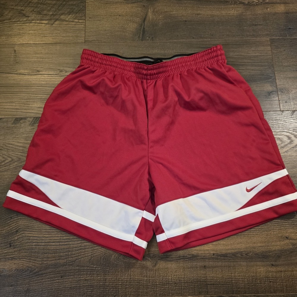 NIKE KIDS TRAINING SHORTS Red White Vintage SIZE‎ EXTRA LARGE Boys Y2K NWT